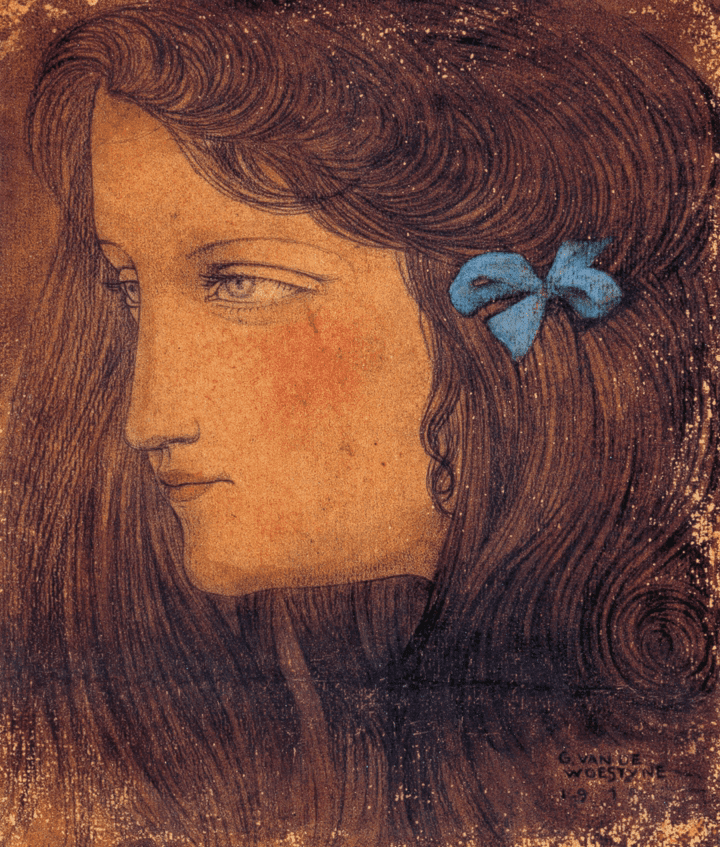 Dromend meisje (1911), Gustave Van de Woestyne